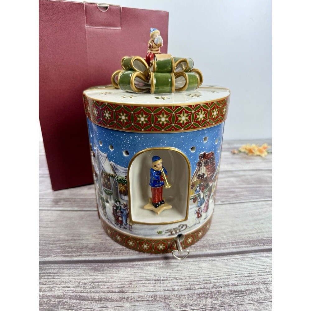 SOLD***Villeroy & Boch Christmas Toys Musical "Joy To The World" Candle Light - Picture 13 of 16